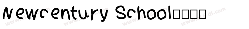 Newcentury School字体转换